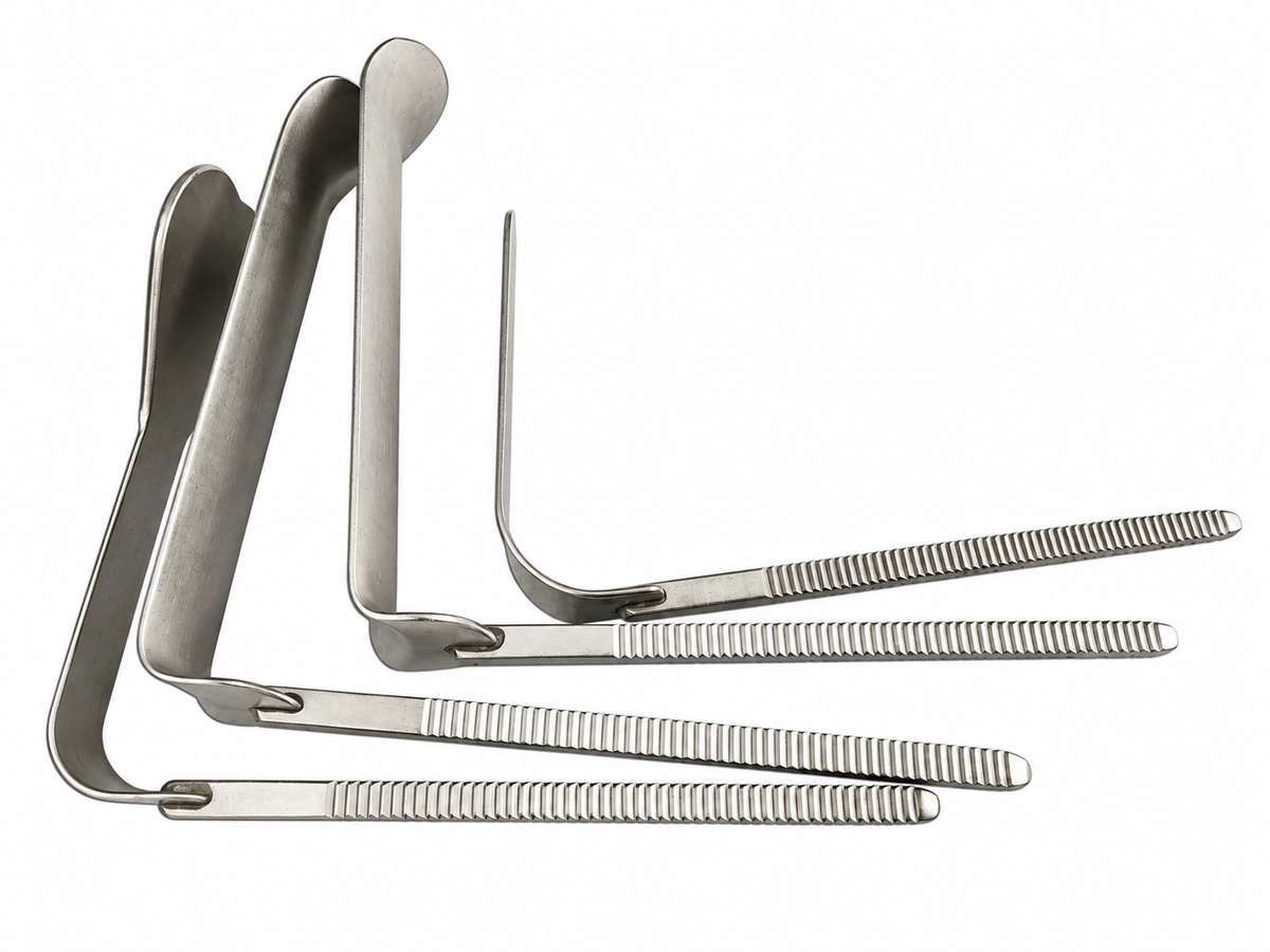 Lot of 4 Codman Surgical Retractor Blades