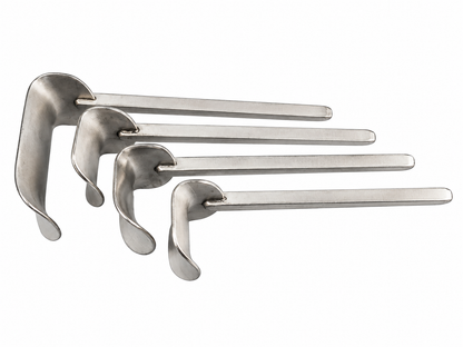 Lot of 4 Surgical Kelly Retractors - Various Sizes