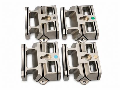 Lot of 4 Orthopedic Femoral Cutting Guide Blocks Surgical Instruments