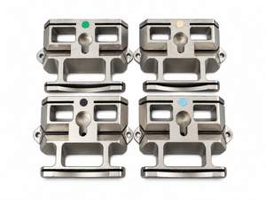 Lot of 4 Orthopedic Femoral Cutting Guide Blocks Surgical Instruments