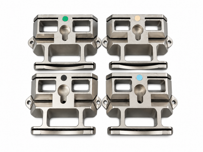 Lot of 4 Orthopedic Femoral Cutting Guide Blocks Surgical Instruments