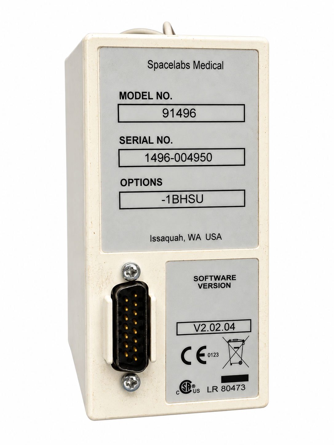 Spacelabs Medical Ultraview SL 91496 Patient Monitor Command Module | -1BHSU