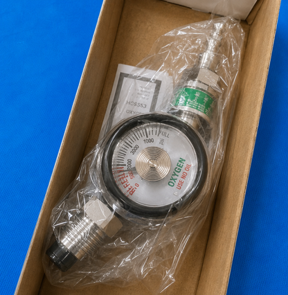 Medline HCS5408M Medical Oxygen Regulator 0-8 LPM CGA 540 Tank Connection