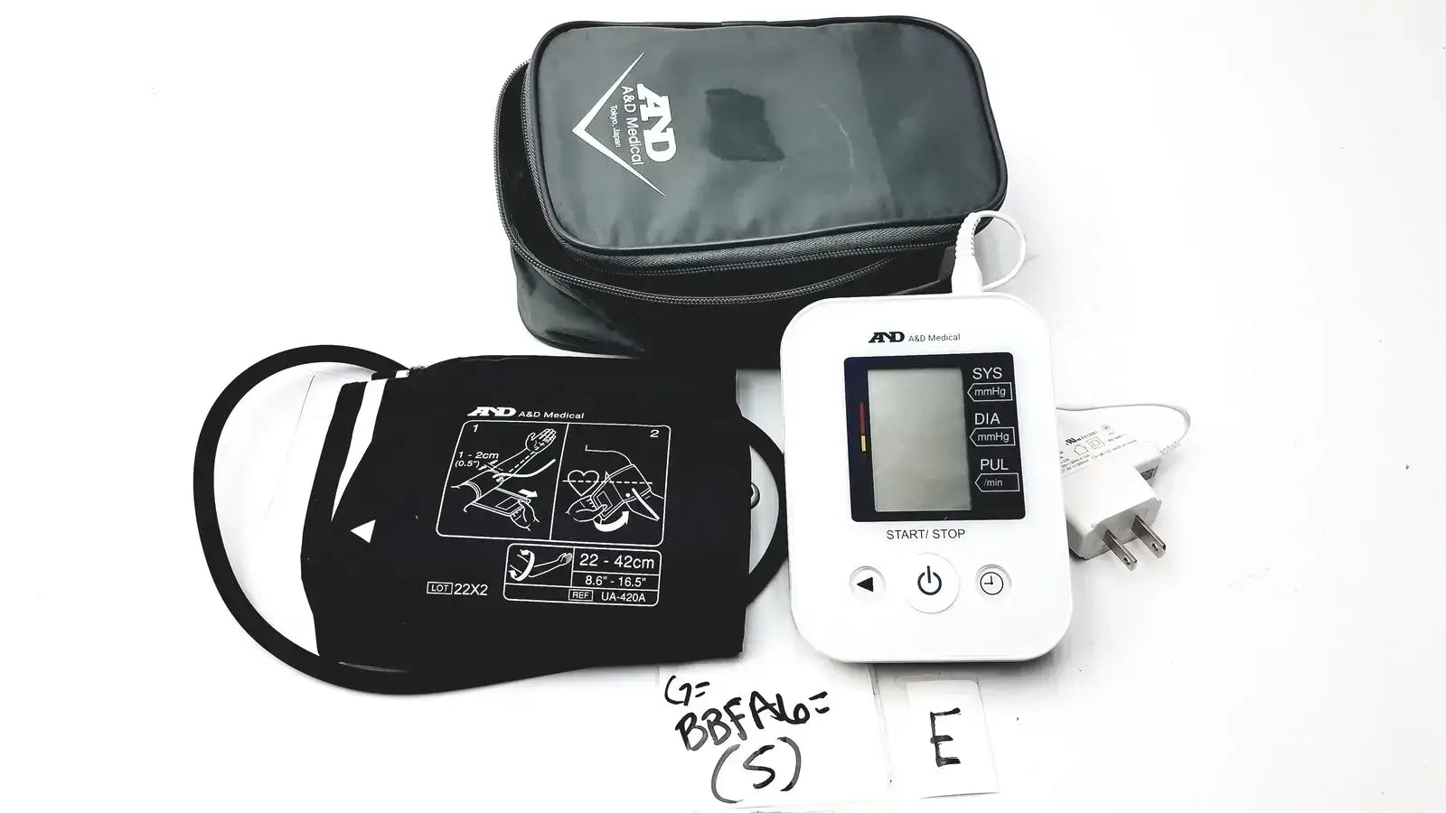 A&D Medical Life Source UA-651W-AC Deluxe Blood Pressure Monitor Full Kit Blood Pressure Monitor, second-hand product photo 1