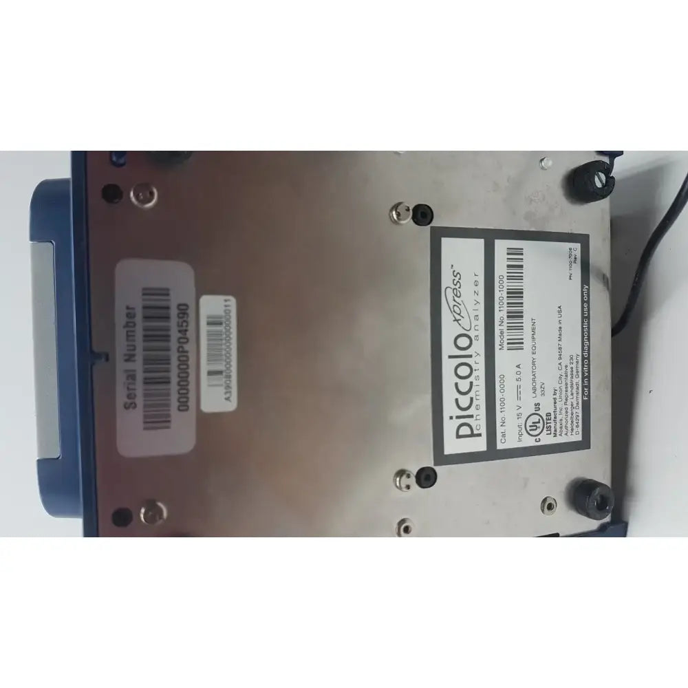 Abaxis Piccolo Xpress Chemistry Analyzer 1100-1000 Chemistry Analyzer, as-is (for parts) product photo 7