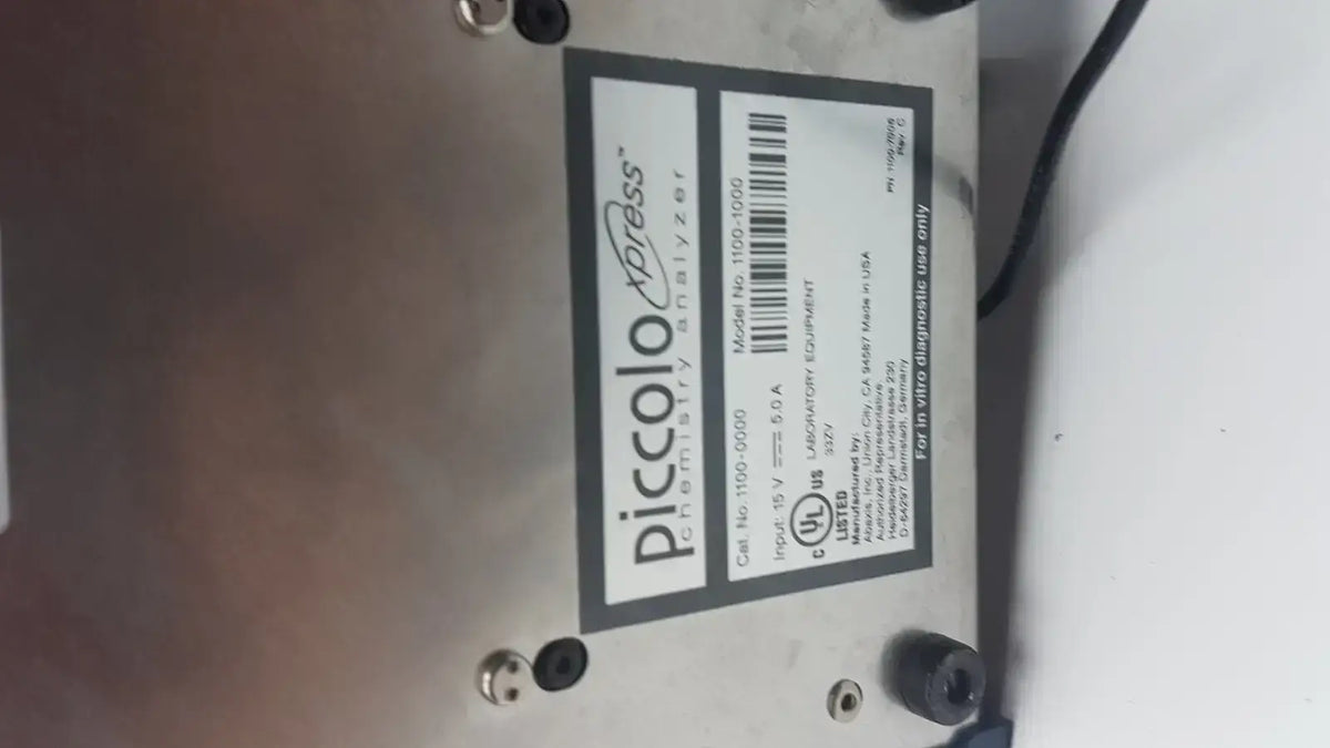 Abaxis Piccolo Xpress Chemistry Analyzer 1100-1000 Chemistry Analyzer, as-is (for parts) product photo 8
