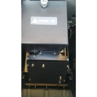 Black abi prism 7000 sequence detection system laser engraving machine with silver warning label and metallic bolts