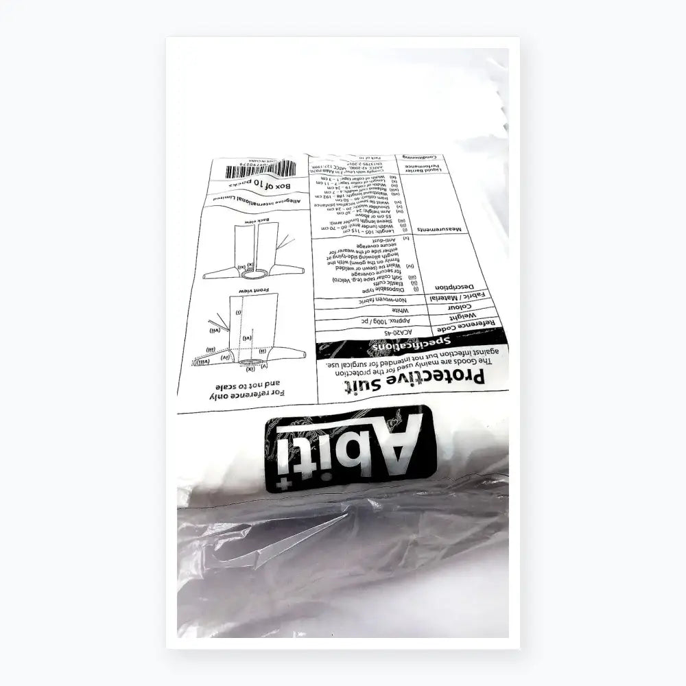 Abiti Level 2 Isolation Gown Protective Suit Isolation Gown, second-hand product photo 3