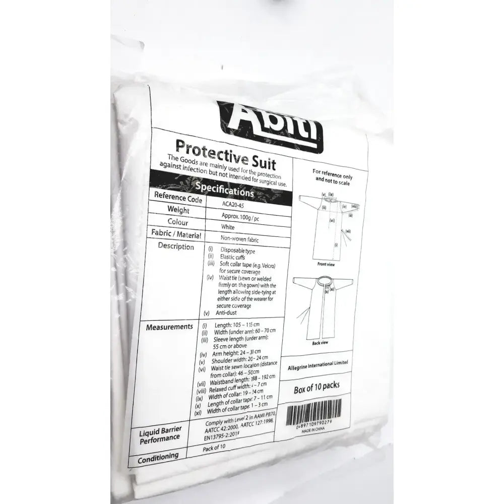 Abiti Level 2 Isolation Gown Protective Suit Isolation Gown, second-hand product photo 2