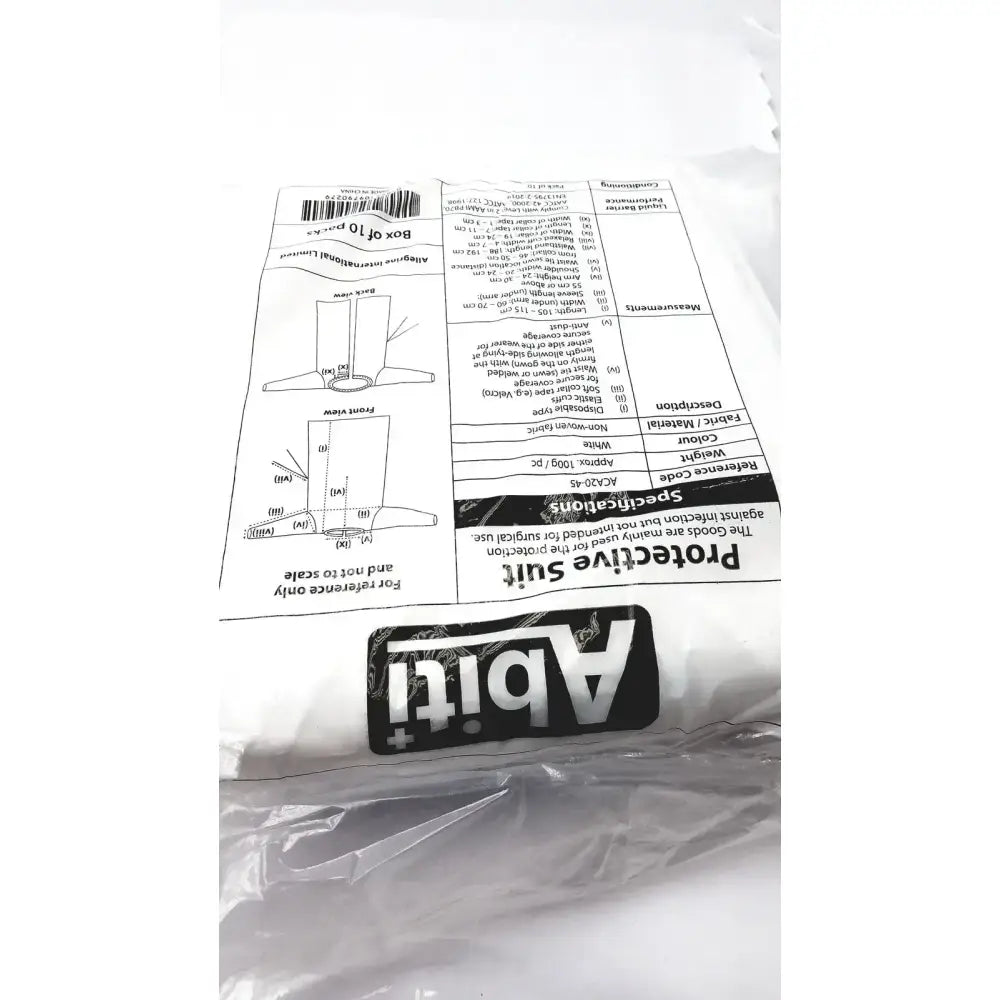 Abiti Level 2 Isolation Gown Protective Suit Isolation Gown, second-hand product photo 3