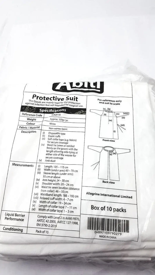 Abiti Level 2 Isolation Gown Protective Suit Isolation Gown, second-hand product photo 1