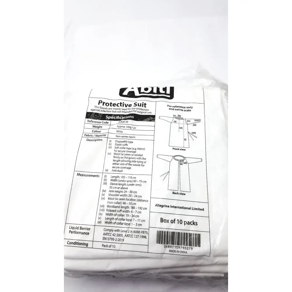 Abiti Level 2 Isolation Gown Protective Suit Isolation Gown, second-hand product photo 1