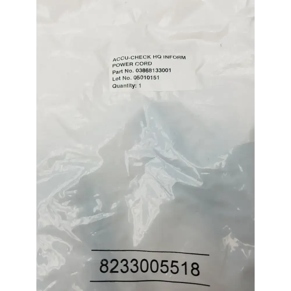 Accu Chek HQ Inform Power Cord 03868133001 Power Cord, second-hand product photo 8