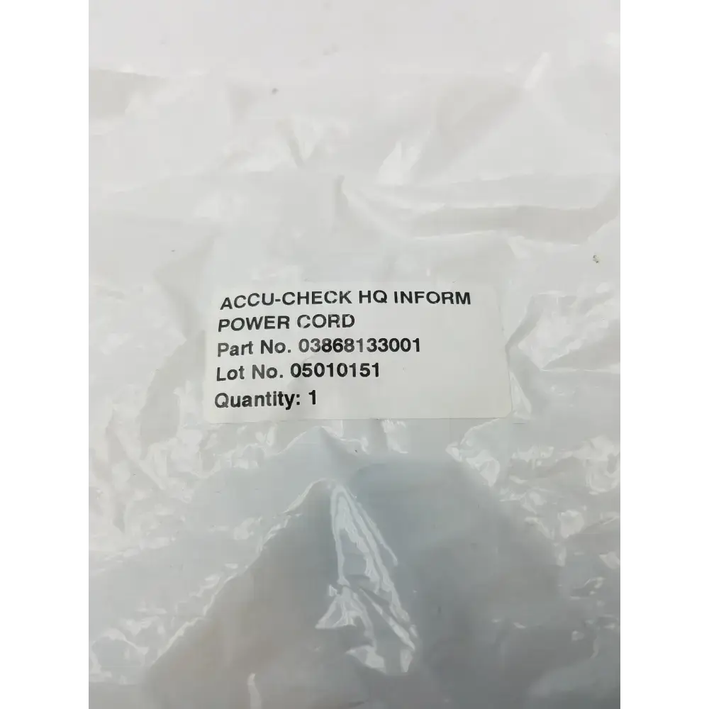 Accu Chek HQ Inform Power Cord 03868133001 Power Cord, second-hand product photo 9
