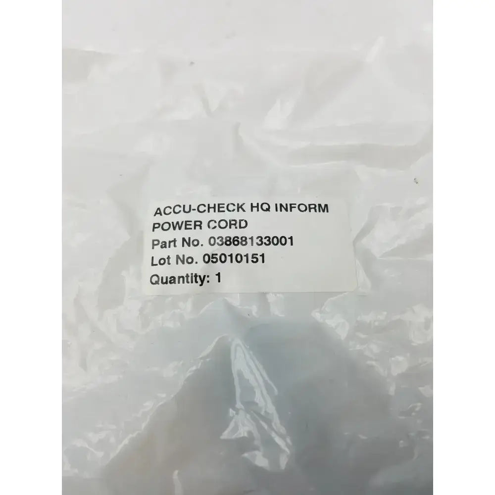 Accu Chek HQ Inform Power Cord 03868133001 Power Cord, second-hand product photo 9