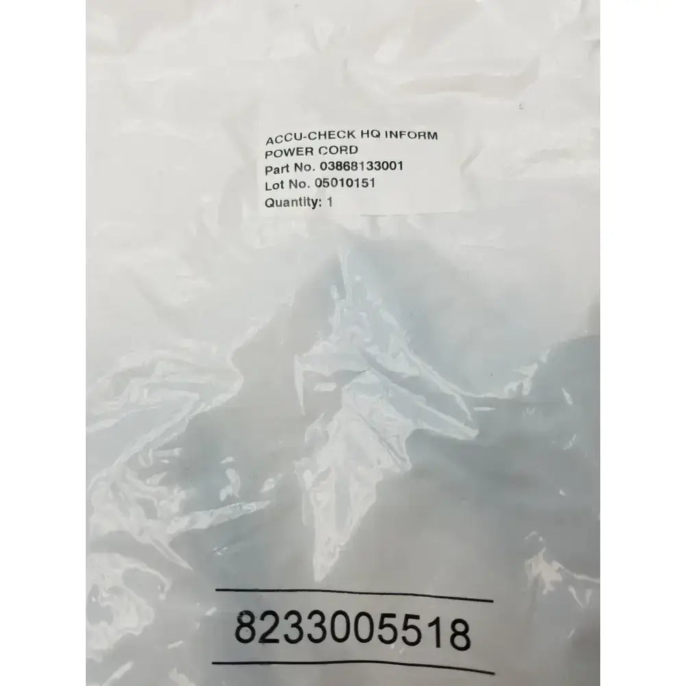 Accu Chek HQ Inform Power Cord 03868133001 Power Cord, second-hand product photo 8