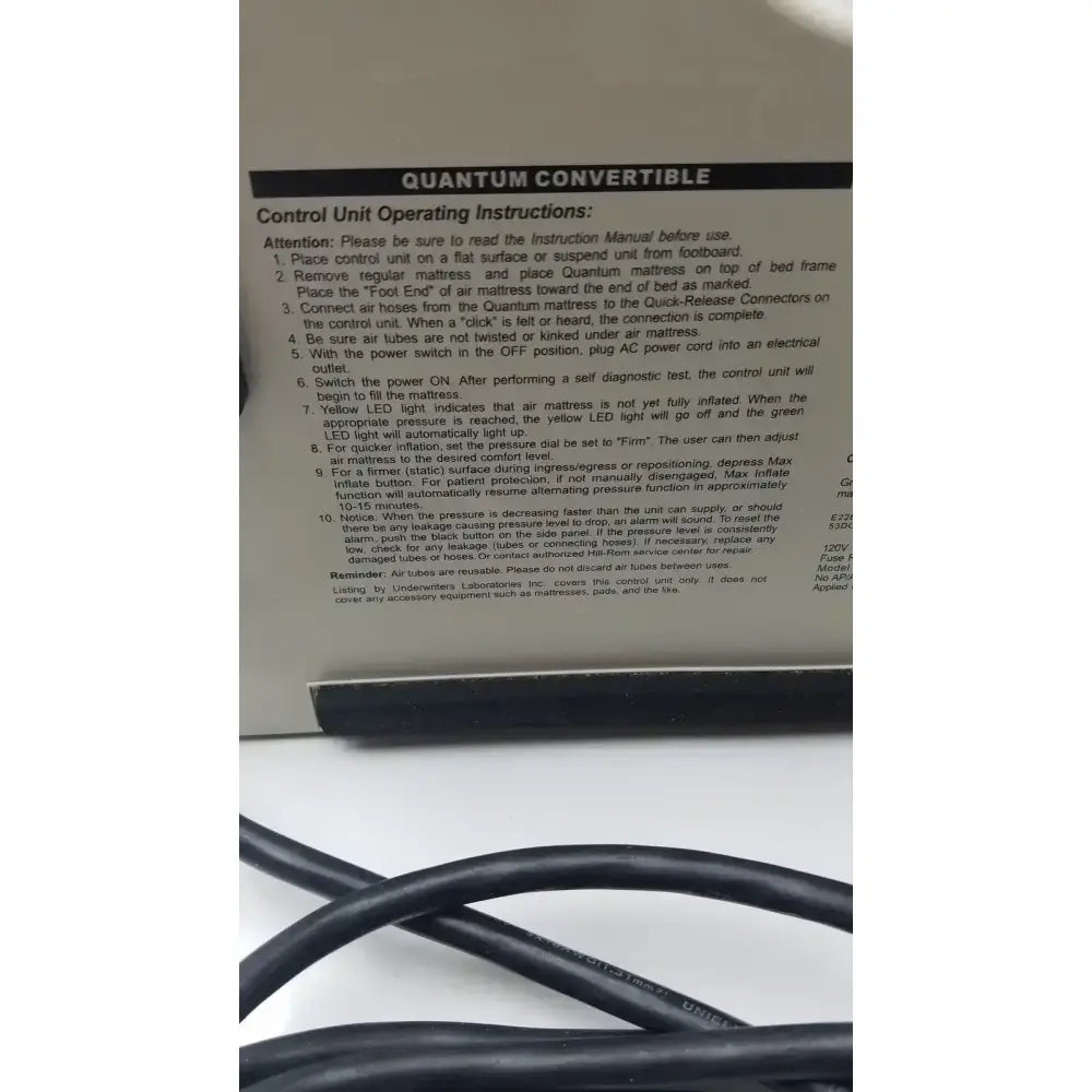 AccuMax Quantum Convertible Pressure Redistribution System Pressure Redistribution Mattress, second-hand product photo 6
