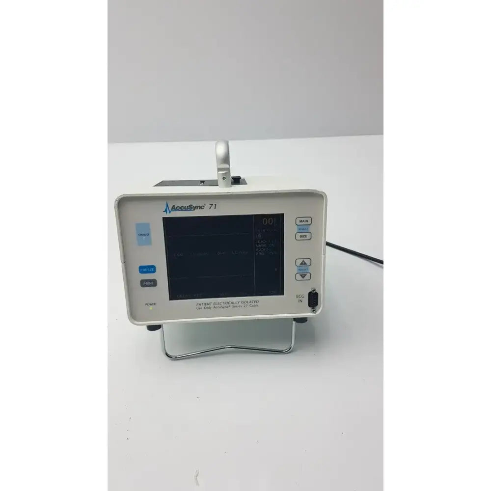 Accusync 71 7100-3P ECG Cardiac Patient Monitor ECG Patient Monitor, second-hand product photo 7