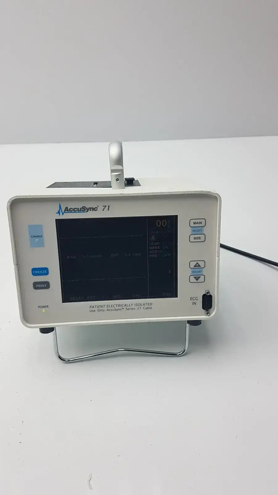 Accusync 71 7100-3P ECG Cardiac Patient Monitor ECG Patient Monitor, second-hand product photo 7
