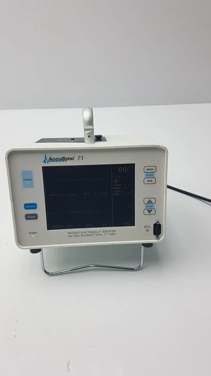 Accusync 71 7100-3P ECG Cardiac Patient Monitor ECG Patient Monitor, second-hand product photo 7