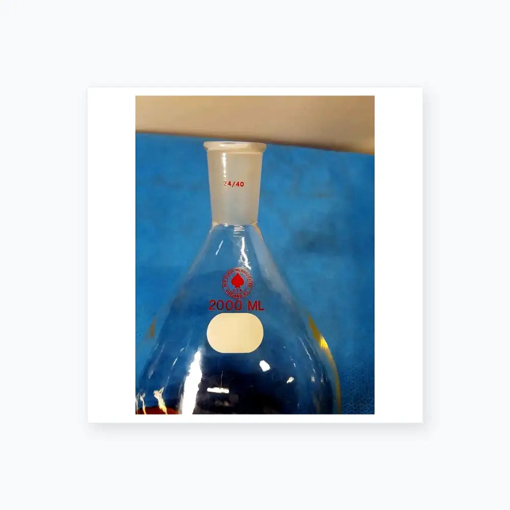 Ace Glass 2000 mL Heavy Wall Rotary Evaporating Recovery Flask – Borosilicate Rotary Evaporating Recovery Flask, second-hand product photo 3