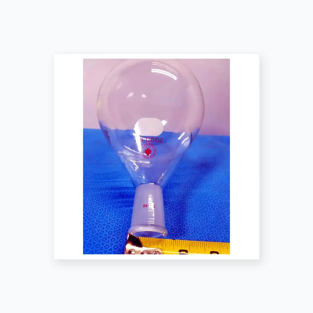 Ace Glass 2000 mL Heavy Wall Rotary Evaporating Recovery Flask – Borosilicate Rotary Evaporating Recovery Flask, second-hand product photo 4