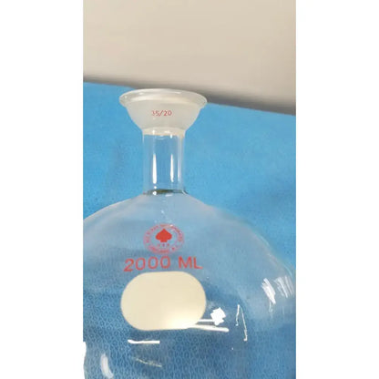 ACE GLASS 2000ML Round Bottom 20L Reaction Flask 35/20 Joint - Borosilicate Laboratory Glassware, second-hand product photo 3
