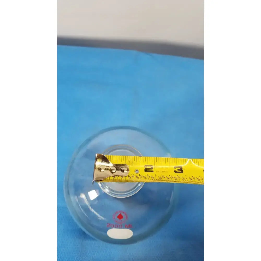 ACE GLASS 2000ML Round Bottom 20L Reaction Flask 35/20 Joint - Borosilicate Laboratory Glassware, second-hand product photo 2