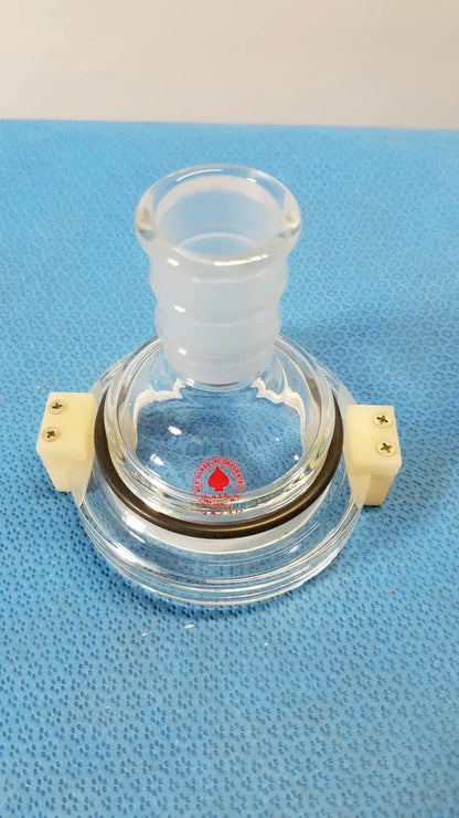 ACE Glass 24/40 Lyph-Lock Flask Top – Labconco Borosilicate Laboratory Glasswar Flask Top Adapter, second-hand product photo 1
