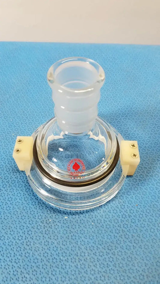 ACE Glass 24/40 Lyph-Lock Flask Top – Labconco Borosilicate Laboratory Glasswar Flask Top Adapter, second-hand product photo 1