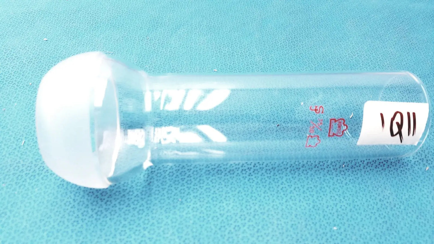 KONTES Ace Glass 75/50 Socket Joint Borosilicate Glass ? Glassblower Lab Fitting Laboratory Glassware Fitting, second-hand product photo 2