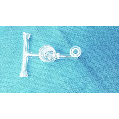 Reuse Medical ACE Glass Straight Bore Stopcock – Borosilicate Lab Valve Adapter Lab Flasks, second-hand product photo 1