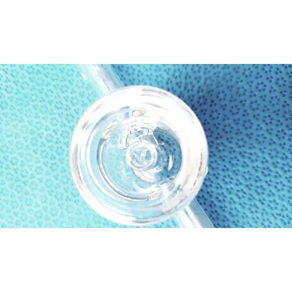 Clear glass ace glass straight bore stopcock with transparent borosilicate tubing and smooth circular design