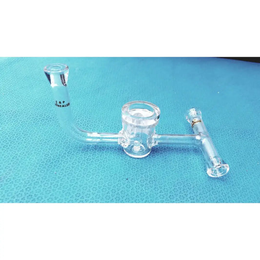 Reuse Medical ACE Glass Straight Bore Stopcock with Sidearms – Borosilicate Lab Valve Adapter Lab Flasks, second-hand product photo 1