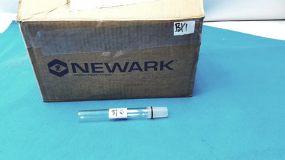 Clear glass ace glass thermometer adapter vial with white cap black band labeled 51 x for inner 24 40 joint