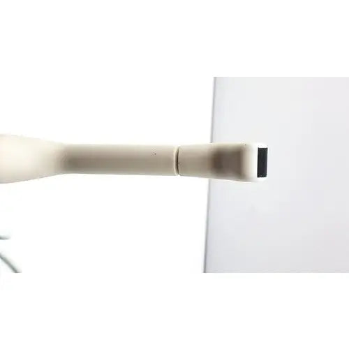 Off-white plastic dental handpiece with black rectangular tip for acoustic imaging aia04021 reuse medical device