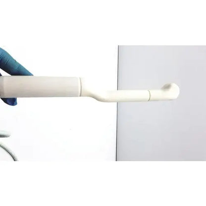 A sleek off-white dental handpiece with ergonomic design by acoustic imaging aia04021 50 mhz for precise imaging