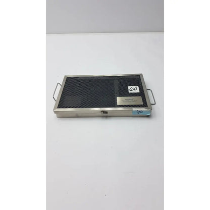 Stainless steel mesh tray with handles and lock mechanism for acufex pcl drill guide accessories