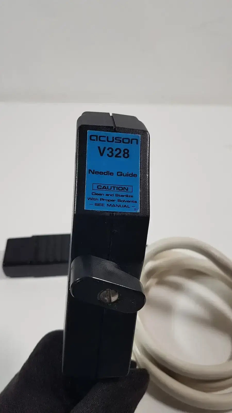 Acuson V328 Needle Guide 3.5 MHz /28mm Sector Probe Ultrasound Needle Guide, second-hand product photo 5