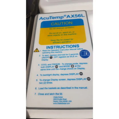 AcuTemp AX56L Portable Medical Temperature Management Refrigerator Freezer Medical Refrigerator/Freezer, as-is (for parts) product photo 20