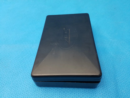 Black rectangular plastic case with embossed logo for adc diagnostix pocket diagnostic set otoscope ophthalmoscope