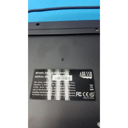 Adesso Model No ACK-730PB Rackmount Touchpad Keyboard Rackmount Touchpad Keyboard, second-hand product photo 7