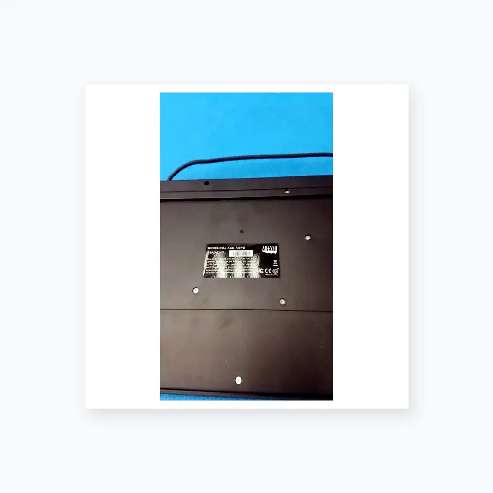 Adesso Model No ACK-730PB Rackmount Touchpad Keyboard Rackmount Touchpad Keyboard, second-hand product photo 8