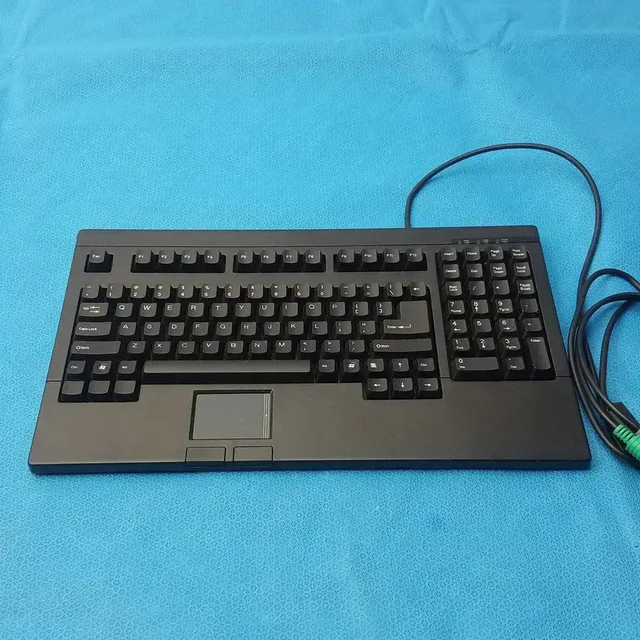 Adesso Model No ACK-730PB Rackmount Touchpad Keyboard Rackmount Touchpad Keyboard, second-hand product photo 1