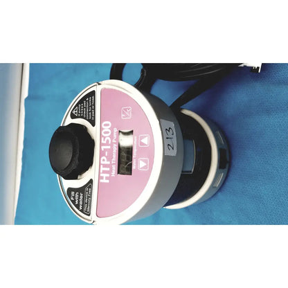 Adroit HTP-1500 heat therapy pump in white and pink features a sleek design with digital water temperature control