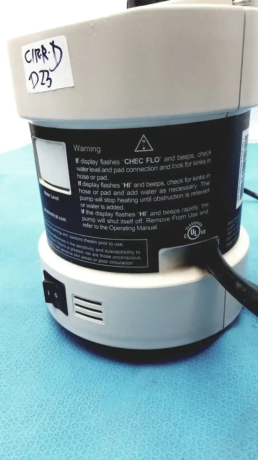 Adroit HTP-1500 Heat Therapy Pump Heat Therapy Pump, second-hand product photo 17