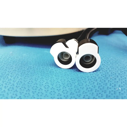 Adroit HTP-1500 heat therapy pump with white and black dual-lens attachments for portable hot cold therapy use