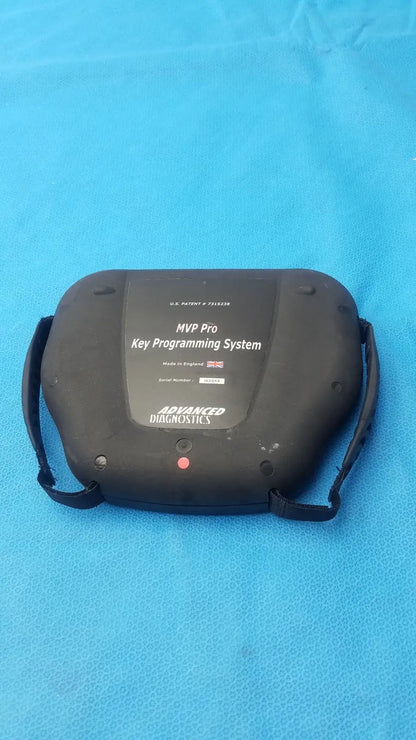 Advanced diagnostiics mvp pro black plastic key programming system with red indicator light and black carrying straps