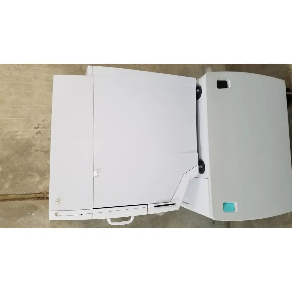 White advanced sterilization products sterrad nx sterilizer with sleek modern design and black wheels for mobility