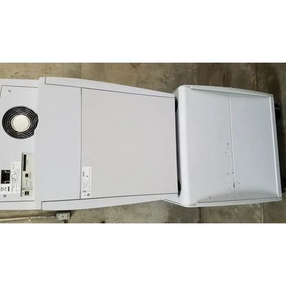 White advanced sterilization products sterrad nx sterilizer with circular fan vent and control panels for medical use
